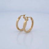 Diani Hoop Earrings 1.85gr / 2cm (0.8in) / 18K Gold $