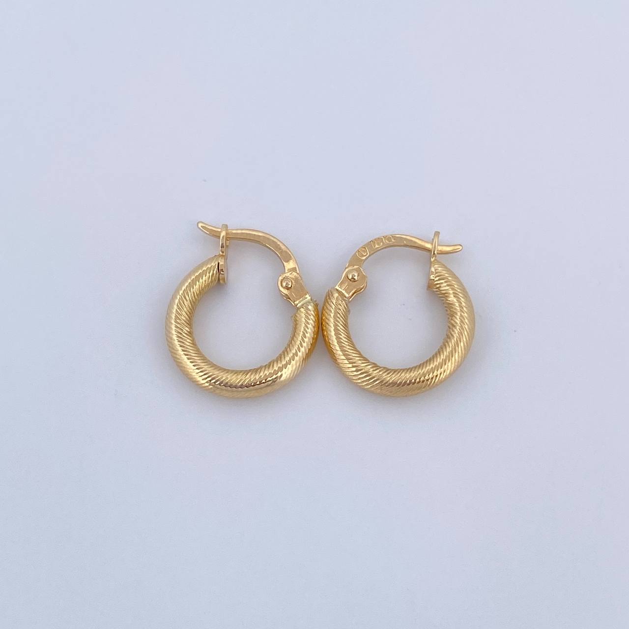 Candongas Zion 1.1gr / 1.5cm / Oro 18K $