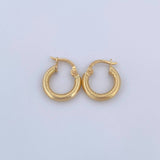 Candongas Zion 1.1gr / 1.5cm / Oro 18K $