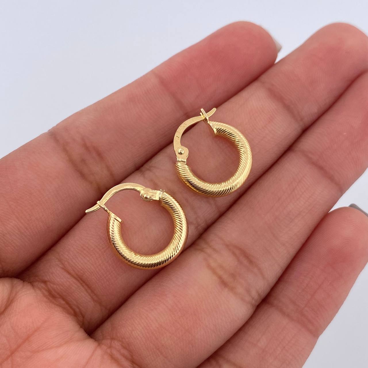 Candongas Zion 1.1gr / 1.5cm / Oro 18K $