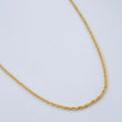 Rope Chain 1.05gr / 15 3/4 in / 18K Gold +3 &
