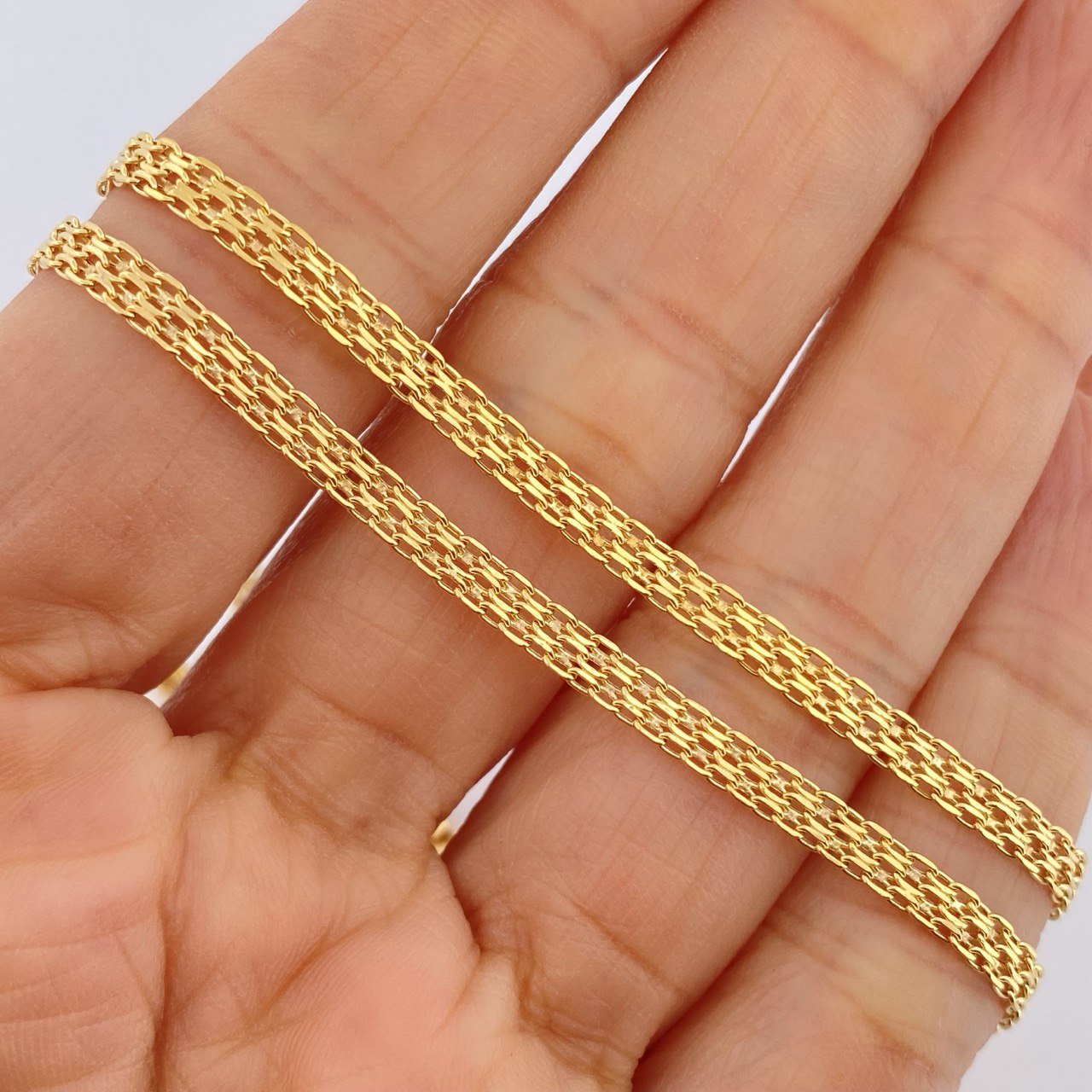 Bismark Chain 6.95gr / 20in / 18K Gold +1 &