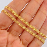 Bismark Chain 6.95gr / 20in / 18K Gold +1 &