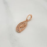 Dije Virgen Maria 1.1gr / 1 in / Oro Rosa 18K %