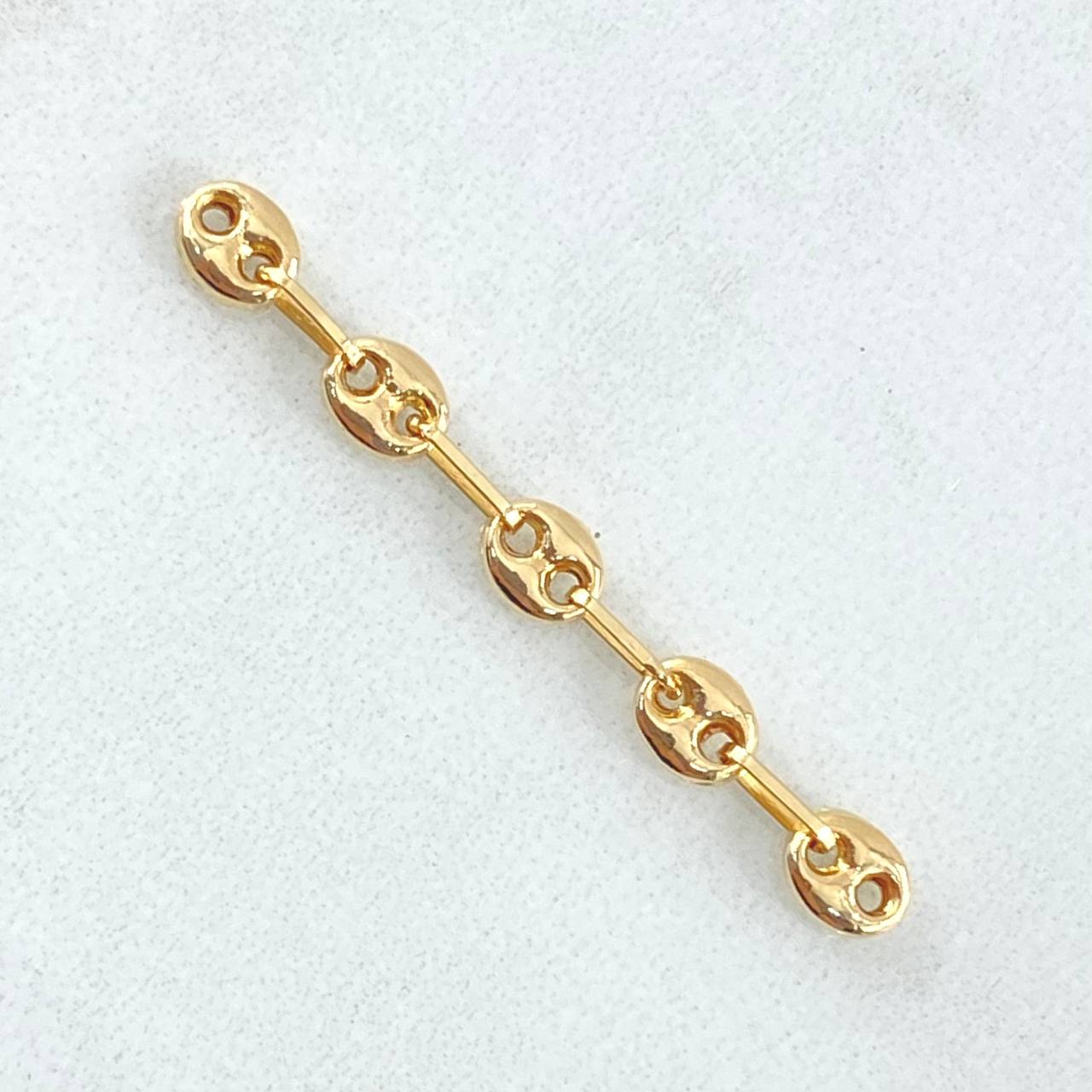 Herraje Retazo GC 0.5gr / 4cm / Oro Amarillo 18K