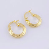 Candongas Sam 1.2 g / 1 in Oro Amarillo 18K