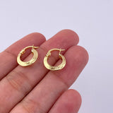 Candongas Sam 1.2 g / 1 in Oro Amarillo 18K