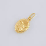 Dije San Miguel Arcangel 0.6 g / 3/4 in Oro Amarillo 18K