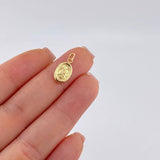 Pendant Virgen Del Carmen 0.4 g / 3/4 in Yellow Gold 18K