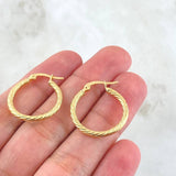 Candongas Mary 1.8gr / 1 in / Oro Amarillo 18K