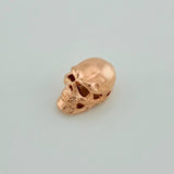 Skull Charm 4.3gr / 1/2 in / 18K Rose Gold &