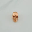 Skull Charm 4.3gr / 1/2 in / 18K Rose Gold &