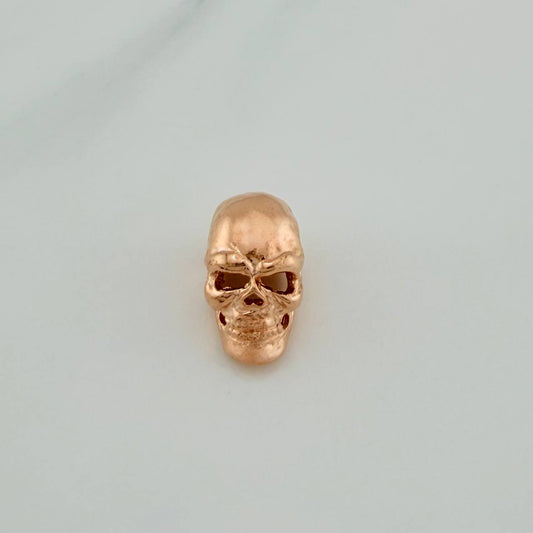 Herraje Calavera 4.3gr / 1/2 in / Oro Rosa 18K &