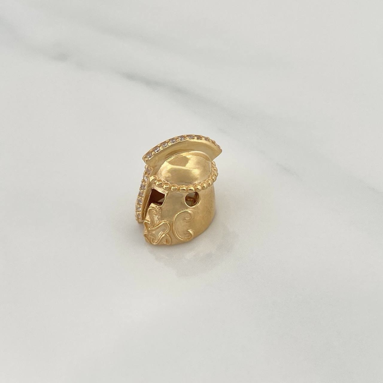 Herraje Casco Espartano 3.2gr / 1/2 in / Oro Amarillo 18K &