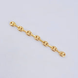 Herraje Retazo GC 7 Eslabones 0.45gr / 1 3/4 in / 3.35mm Oro Amarillo 18K ©
