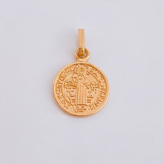 Dije San Benito 1gr / 3/4 in / Oro Rosa 18K ©