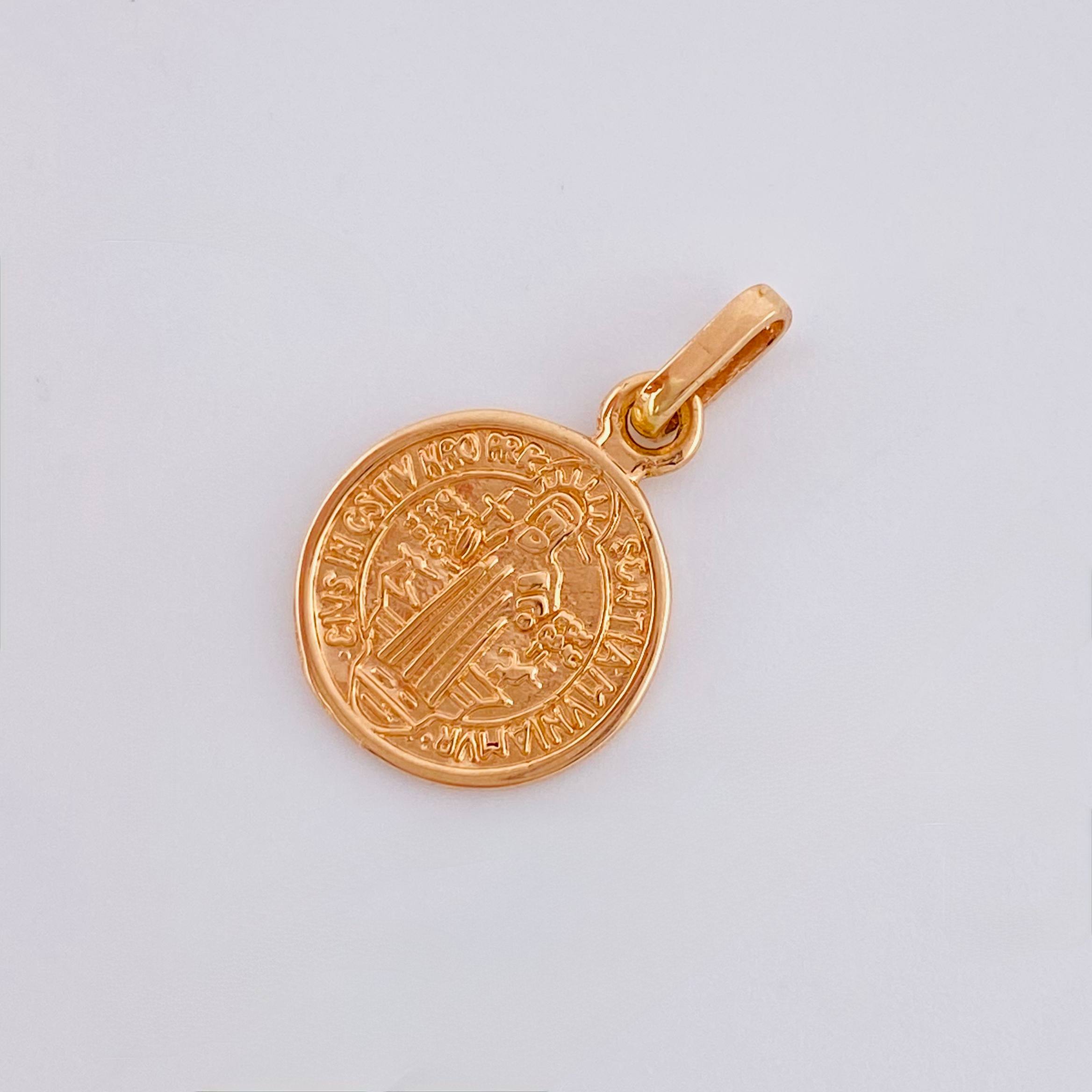 Dije San Benito 1gr / 3/4 in / Oro Rosa 18K ©