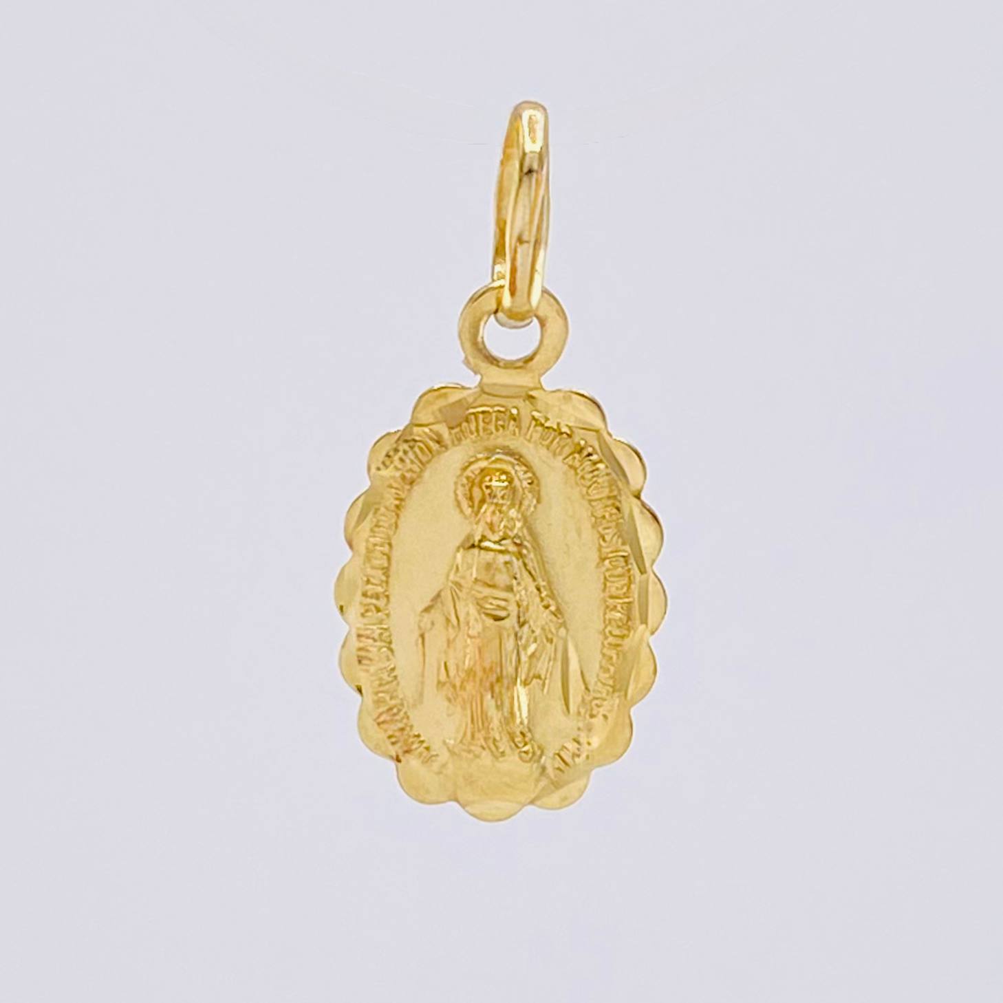 Dije Virgen Milagrosa 0.5gr / 3/4 in / Oro Amarillo 18K *