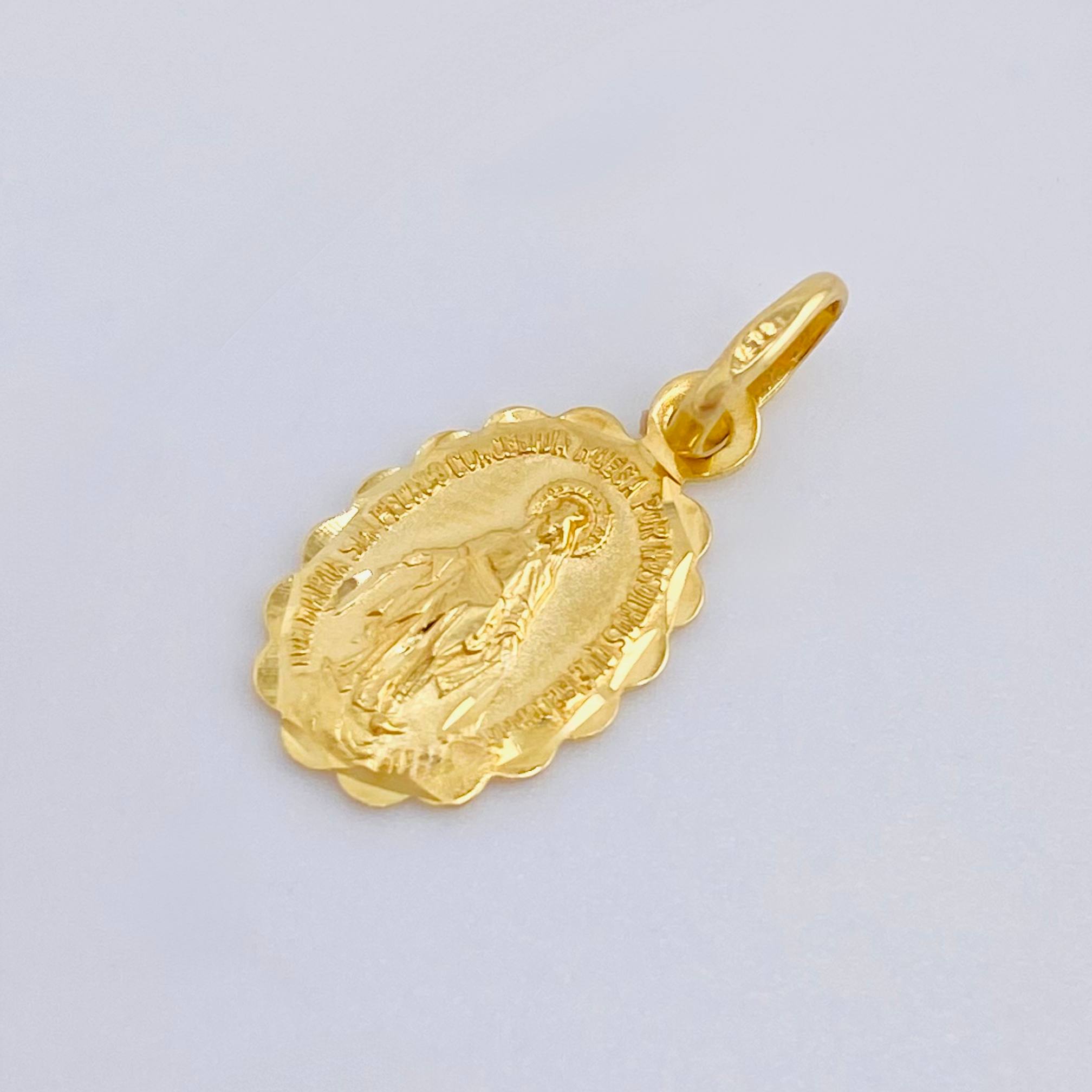 Dije Virgen Milagrosa 0.5gr / 3/4 in / Oro Amarillo 18K *