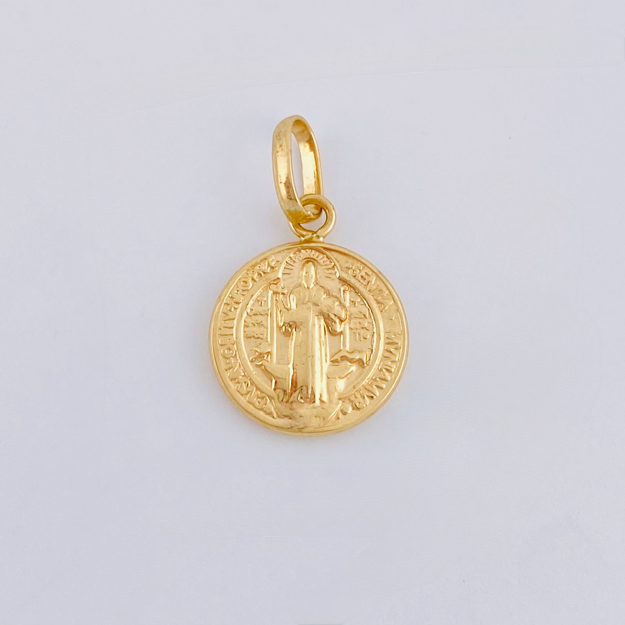 Dije San Benito 0.7gr / 3/4 in / Oro Amarillo 18K