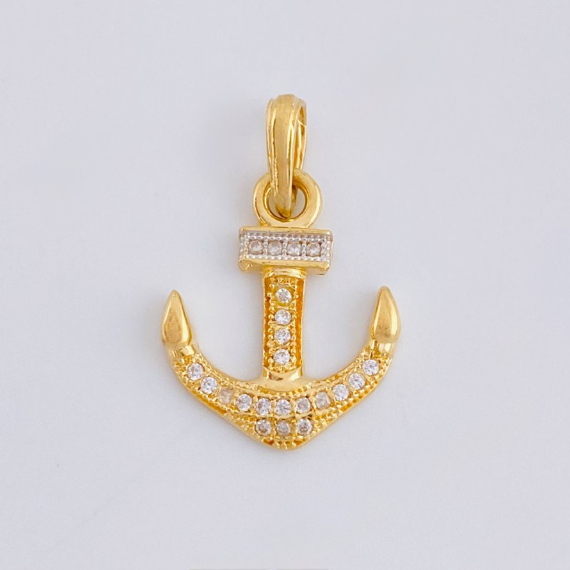 Dije Ancla 1.5gr / 1 in / Oro Amarillo 18K ©