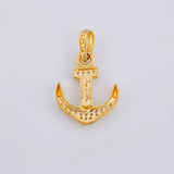 Dije Ancla 1.5gr / 1 in / Oro Amarillo 18K ©