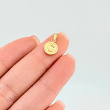 Letter C Pendant 0.4gr / 1/2 in / 18K Yellow Gold *