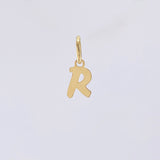 Dije Letra R Cursiva 0.45gr / 3/4 in / Oro Amarillo 18K