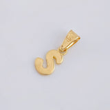 Dije Letra S 0.3gr / 1/2 in / Oro Amarillo 18K ©