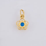 Dije Flor 0.4gr / 1/2 in / Oro Amarillo 18K