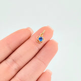 Dije Flor 0.4gr / 1/2 in / Oro Amarillo 18K