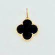 Dije Trebol Negro 1.8gr / 3/4 in / Oro Amarillo Nac.Esp. 18K