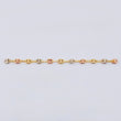Herraje Retazo GC 11 Eslabones 0.7gr / 2 3/4 in / 3.25mm Tres Oros 18K