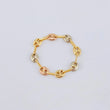 Anillo Gc 0.55 g / T4 3/4 - 4 1/2 Tres Oros 18K