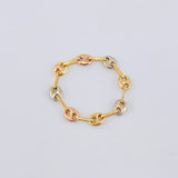 Ring Gc 0.5gr / T4 1/4-T4 / 3.35mm Three Golds 18K *