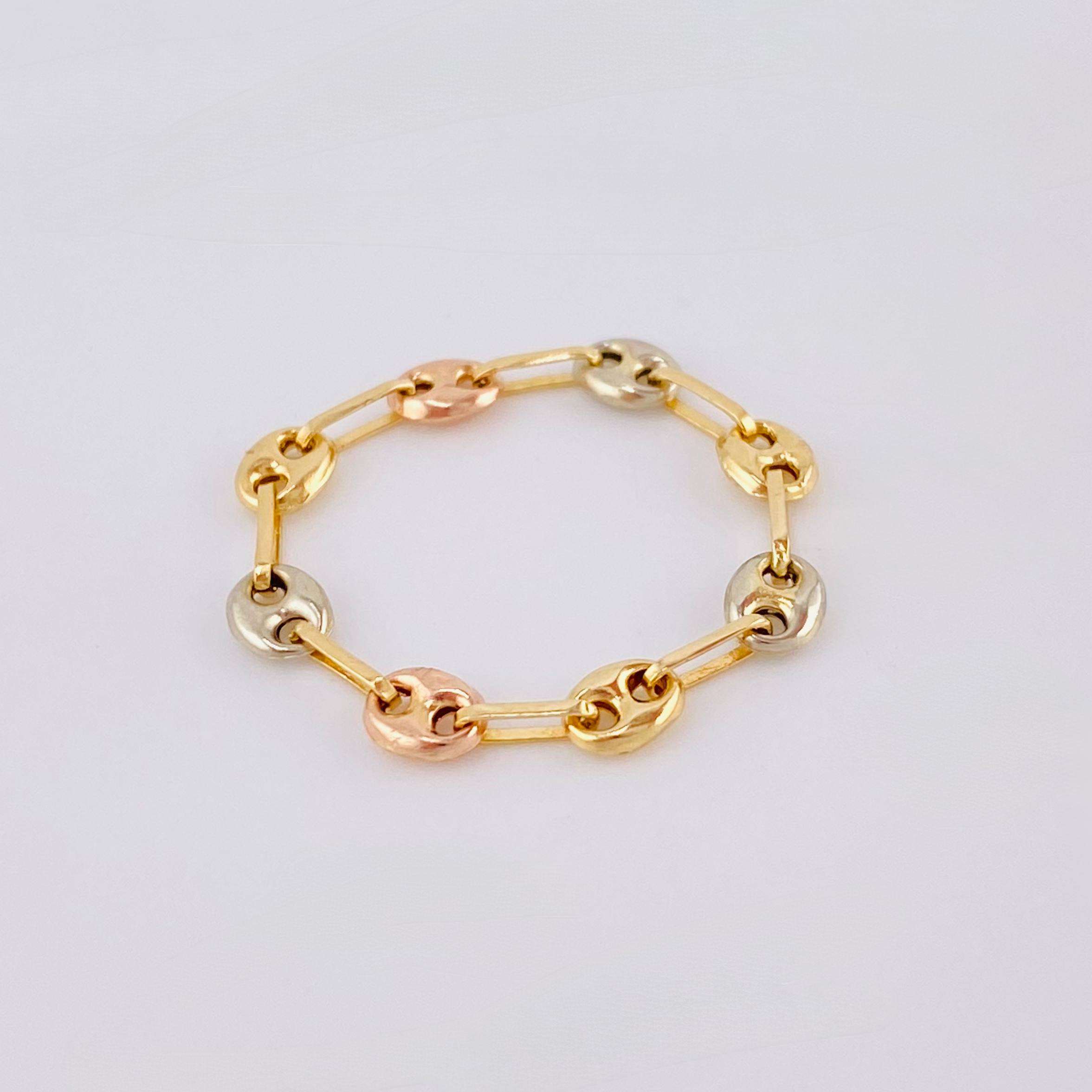 Ring Gc 0.5gr / T4 1/4-T4 / 3.35mm Three Golds 18K *