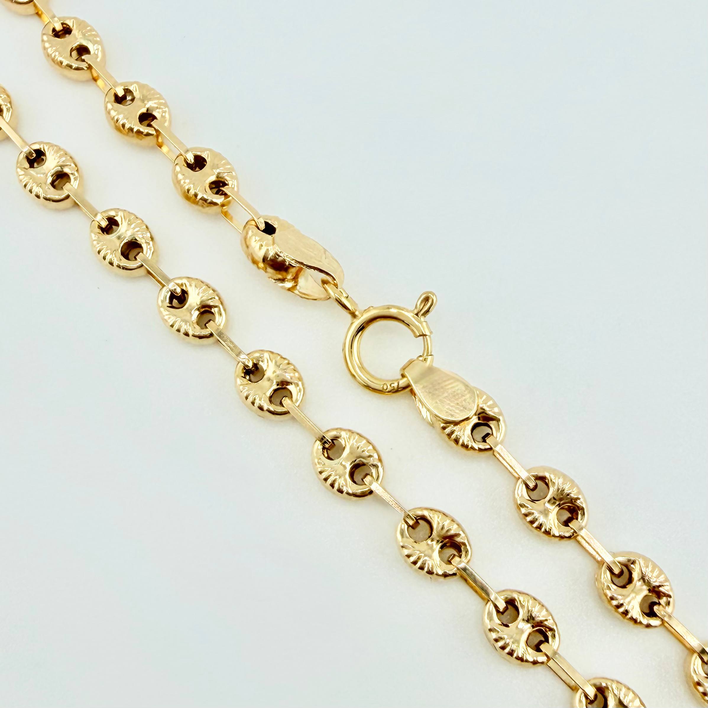 Cadena Gc 8.05gr / 25 3/4 in / 3.4mm Oro Amarillo 18K *