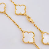 Clover Bracelet Classic Link 11.6gr / 8 1/4 in / 2.1mm Yellow Gold Nac.Esp. 18K *