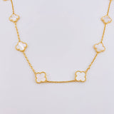 Cadena Trebol Aro Seguido 23.3gr / 15 3/4 in / 2.15mm Oro Amarillo Nac.Esp. 18K *