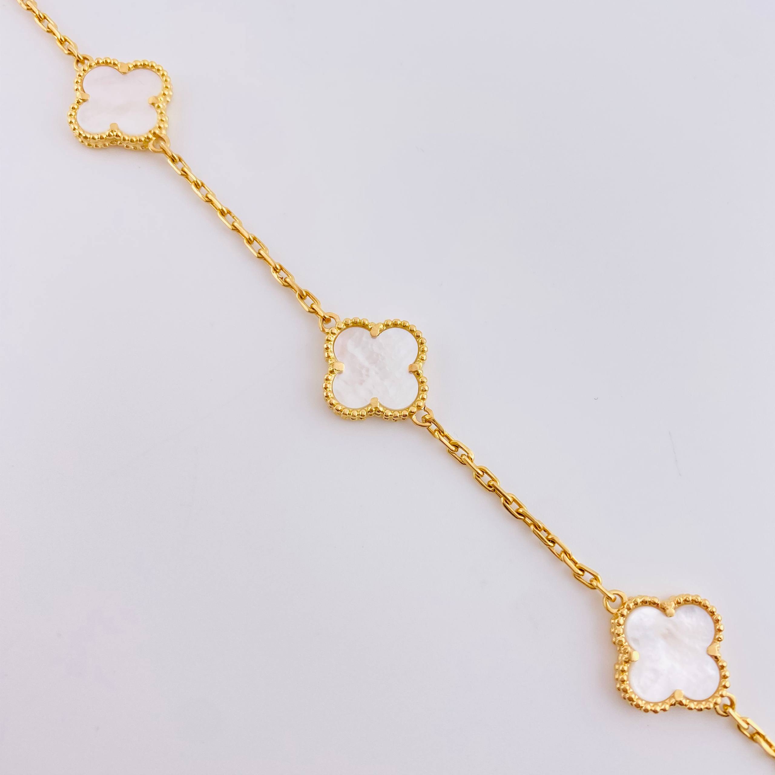 Cadena Trebol Aro Seguido 23.3gr / 15 3/4 in / 2.15mm Oro Amarillo Nac.Esp. 18K *