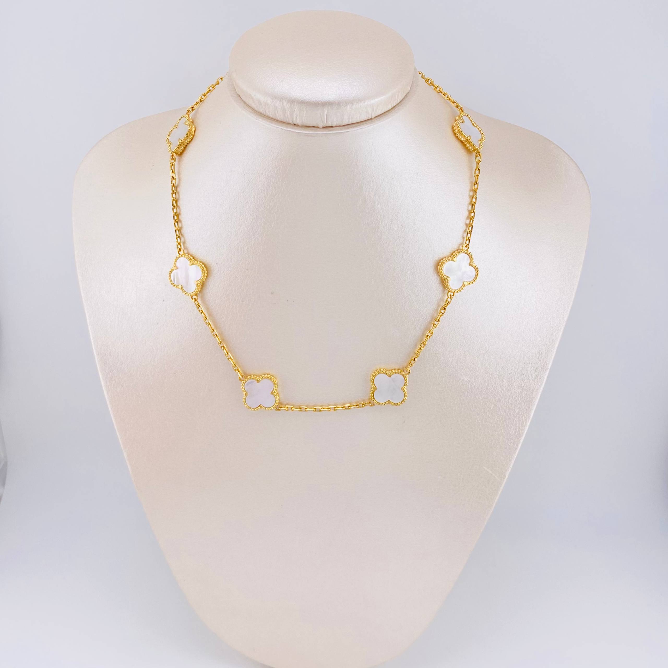 Cadena Trebol Aro Seguido 23.3gr / 15 3/4 in / 2.15mm Oro Amarillo Nac.Esp. 18K *