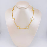 Cadena Trebol Aro Seguido 23.3gr / 15 3/4 in / 2.15mm Oro Amarillo Nac.Esp. 18K *