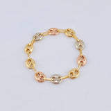 Anillo Gc 0.9gr / T12 3/4- T12 1/2 / 4.15mm Tres Oros 18K