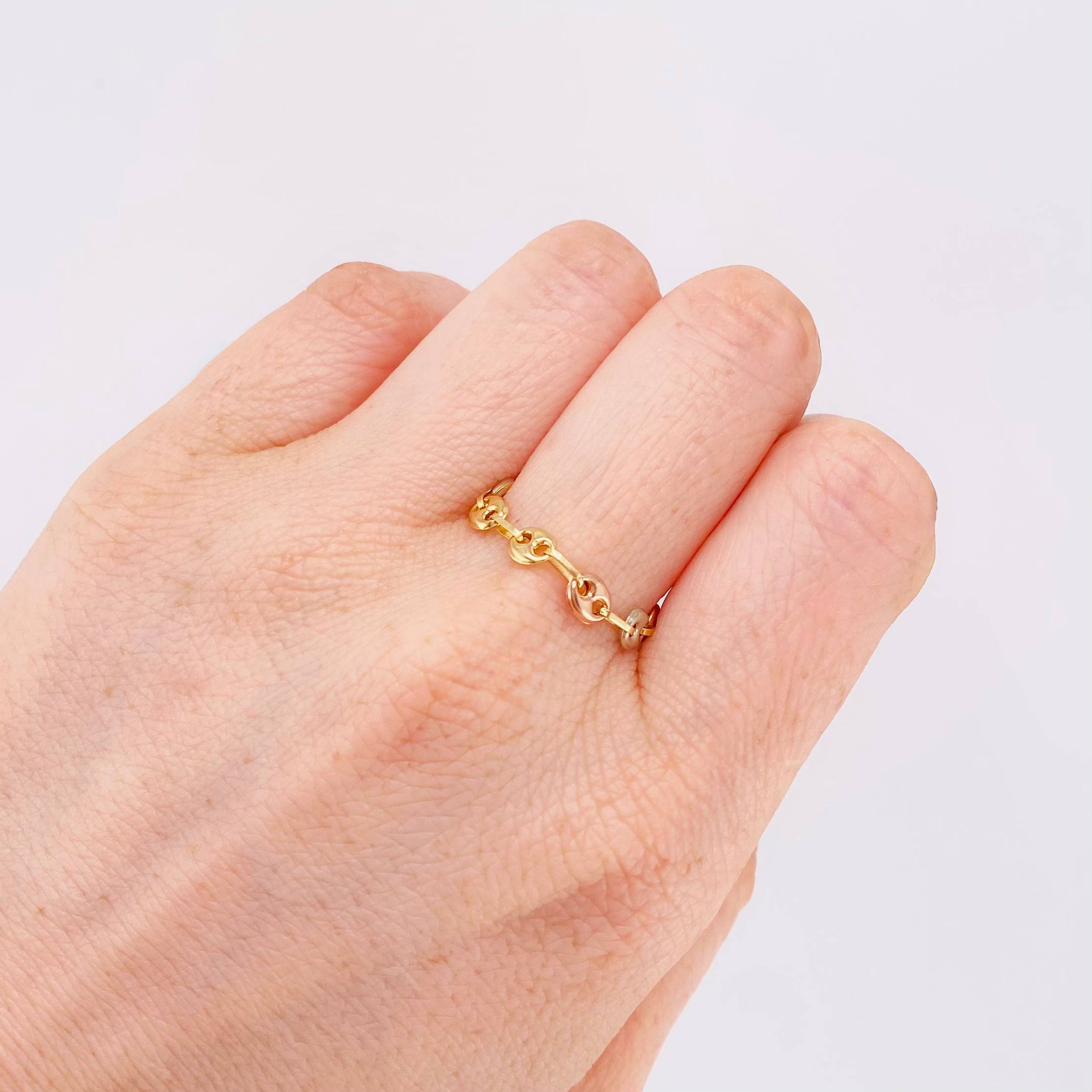 Anillo Gc 0.9gr / T12 3/4- T12 1/2 / 4.15mm Tres Oros 18K