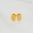 Stud Earrings Virgen Guadalupe 0.6 g / in / 5 mm Yellow Gold 18K