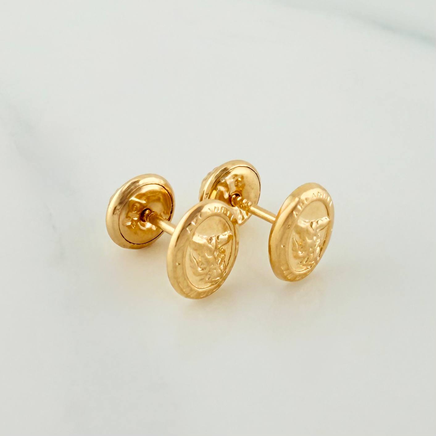 Topos San Miguel Arcangel 0.7 g / in / 5.8 mm Oro Amarillo 18K