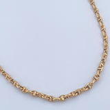 Flat Mariner Chain 9.2gr / 59.8cm / 3.3mm Yellow Gold +3 18K $