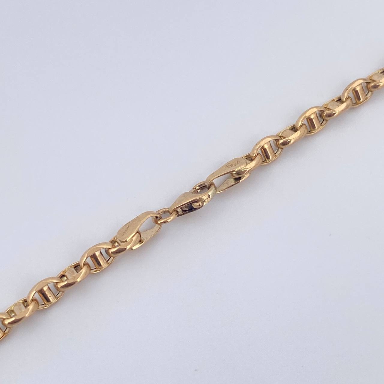 Flat Mariner Chain 9.2gr / 59.8cm / 3.3mm Yellow Gold +3 18K $