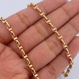 Flat Mariner Chain 9.2gr / 59.8cm / 3.3mm Yellow Gold +3 18K $