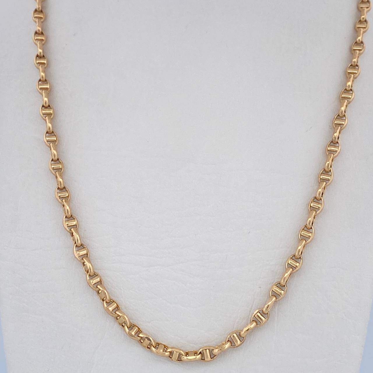 Flat Mariner Chain 9.2gr / 59.8cm / 3.3mm Yellow Gold +3 18K $